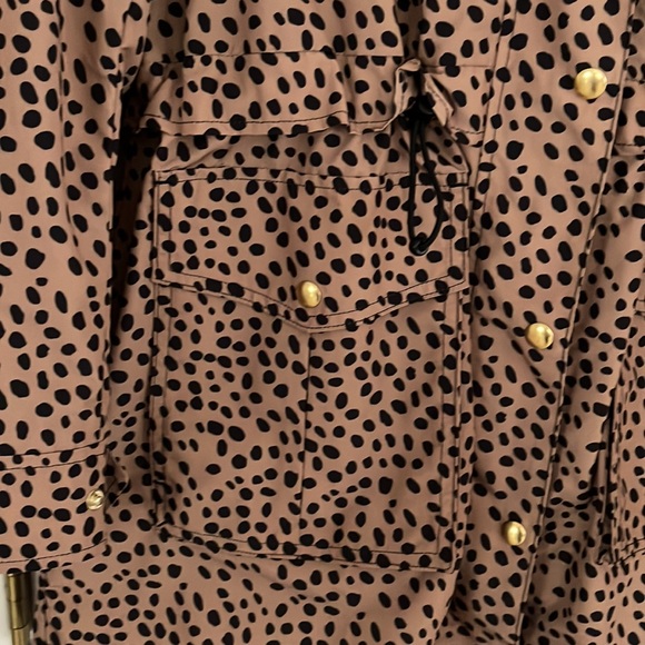 JCrew Perfect Lighweight Rain Jacket in leopard - Picture 4 of 5
